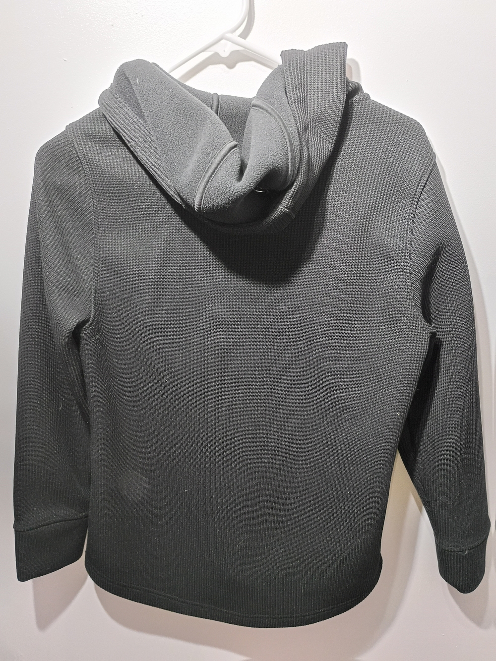 Black Full-Zip Hooded Jacket - Picture 9 of 12